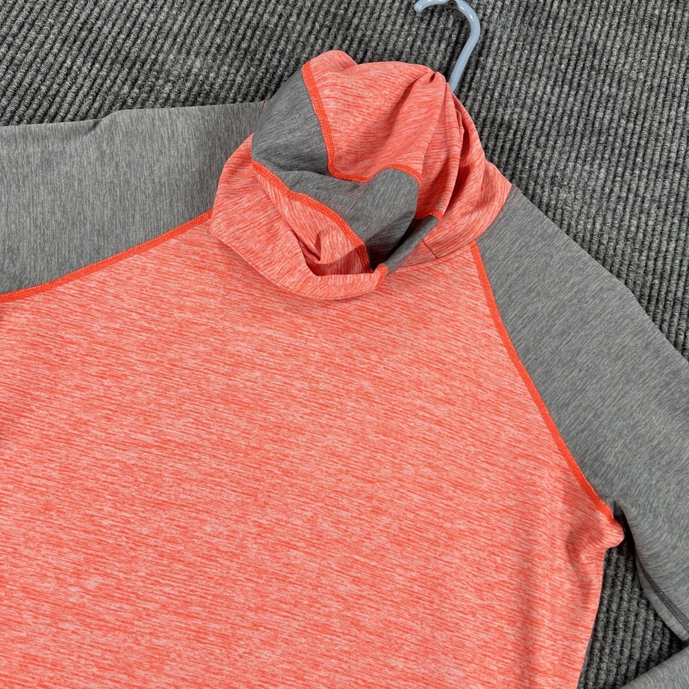 Under Armour Shirt Womens Medium Hooded HeatGear Fitted Pullover Athletic Top‎